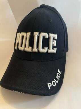 Rapid Dominance Police Cap Tactical Embroidered Adjustable Black Hat